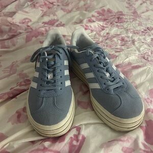 Adidas Women Gazelle Bold Low Clear
Sky Blue